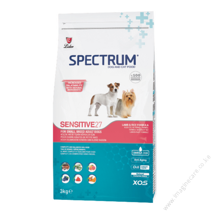 Spectrum Ultra Premium Adult Dog Food – Sensitive27 Small Breed 3kg