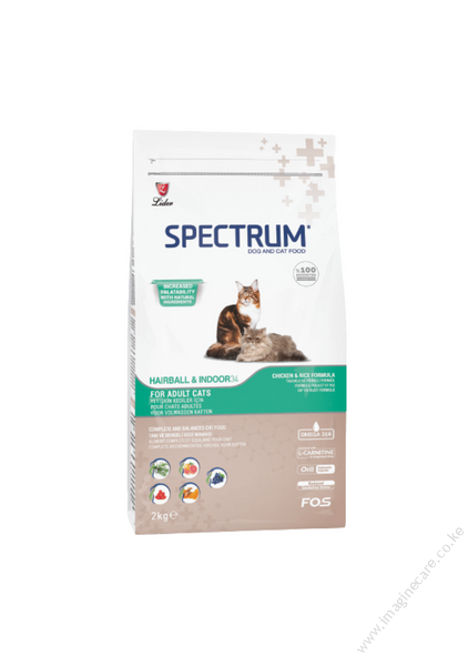 Spectrum Ultra Premium Adult Cat Food – Hairball34 Hairball Control 2KG
