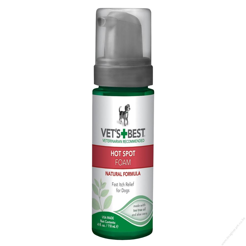 Vet’s Best Hot Spot Foam for itchy, scaly or irritated areas of skin
