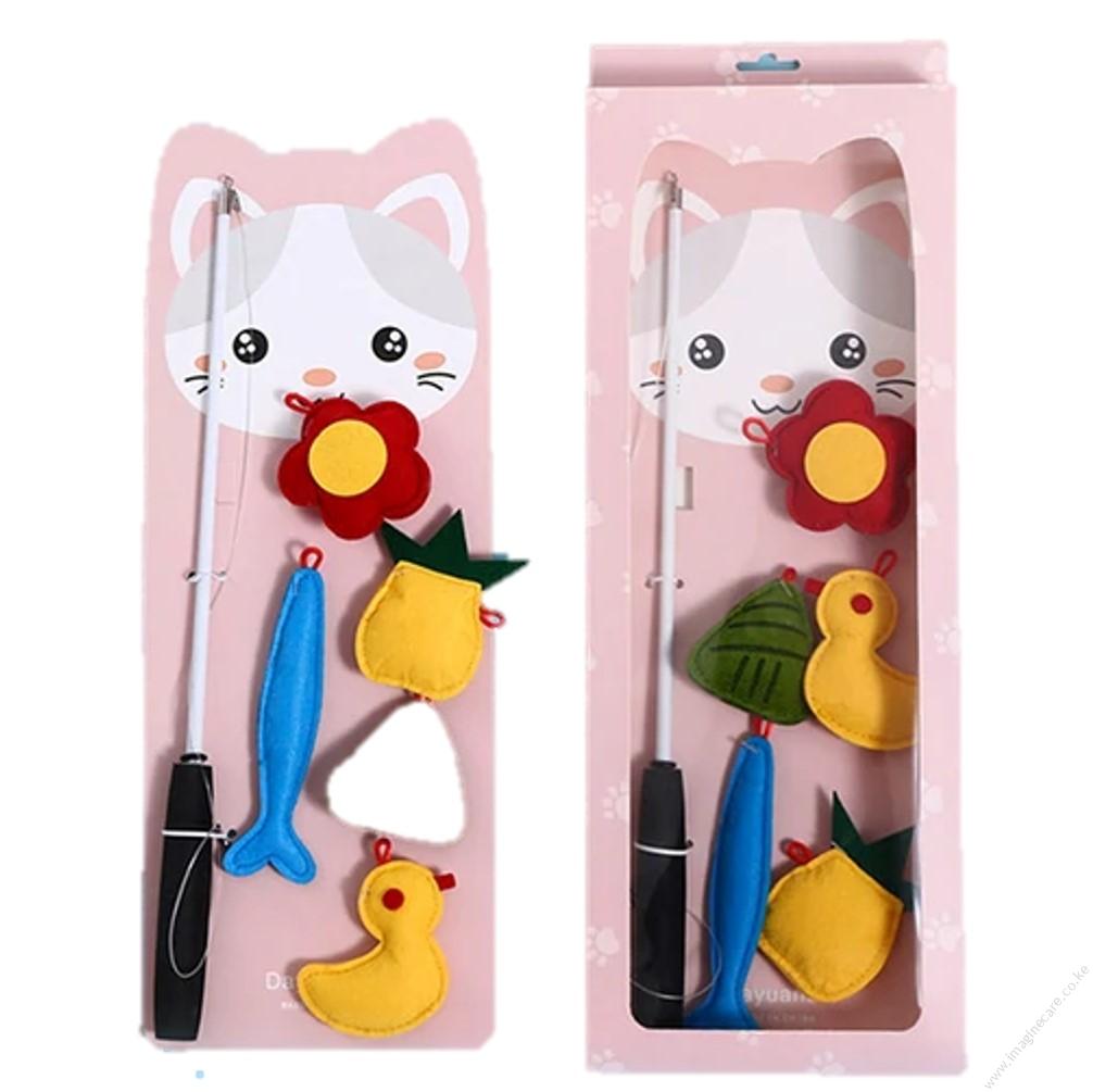 Fishing Rod Cat Toy