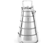 Stainless Steel Pyramid Tiffin Five Layered