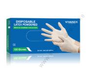 Latex Powdered Examination Gloves Medium