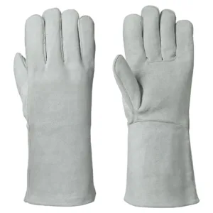 Grey Industrial Welding Gloves Without Lining 1pc