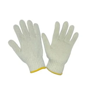 Plain Cotton Knitted Gloves 1pc