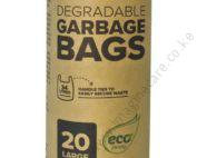 Degradable Garbage Bags 20 Large White 34L