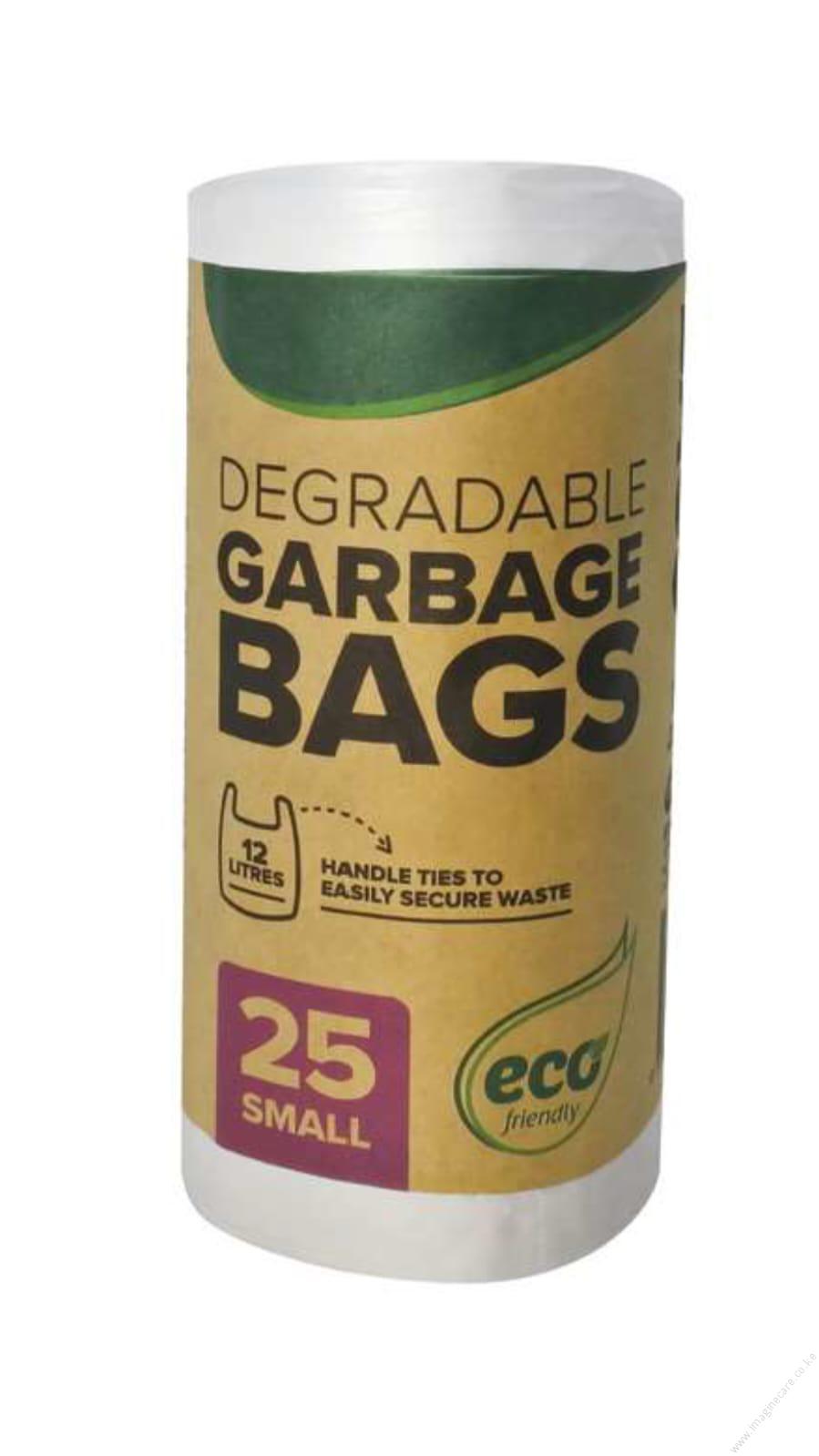 Degradable Garbage Bags 25 Small White 12L