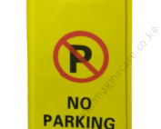 No Parking Caution Sign