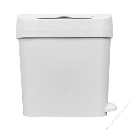 Sanitary Bin White Pedal 22L