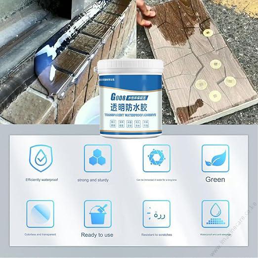 Gunuo Transparent Waterproof Adhesive 350g - Image 3