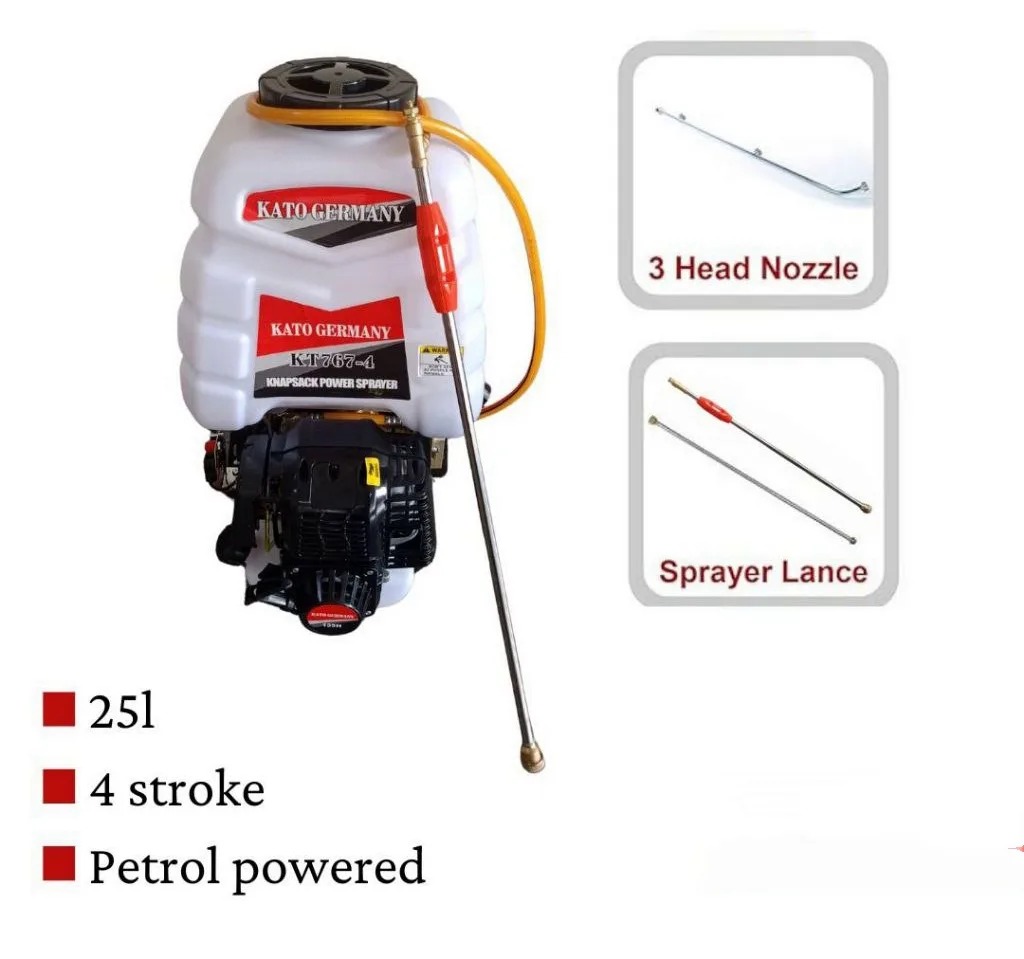 Kato Germany Knapsack Power Sprayer KT767-4 25L - Image 2