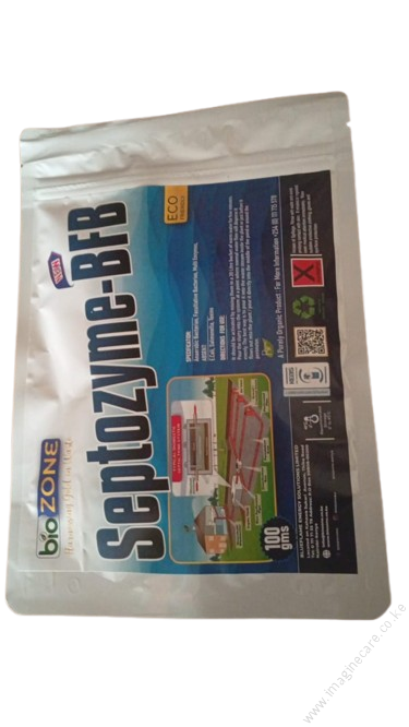 Septozyme BFB - Bio Digester, Septic Tank, Sewage Bacteria, Odor Remover, Bio Digester Chemical, Sewage Digester, Bio tank Digester, Bio Enzymes, Bacteria Enzymes, Smell Remover, Odor Eliminator, Human Waste Digester 100G