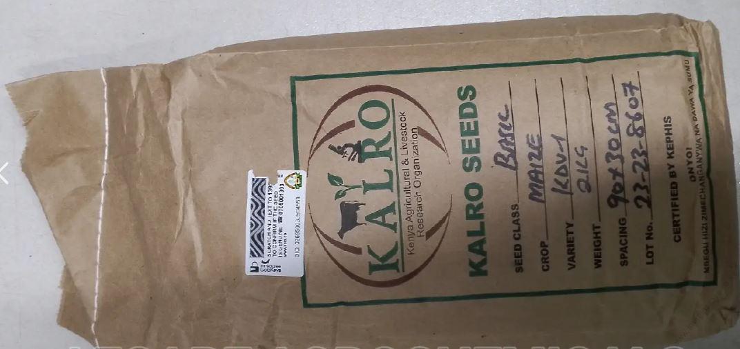 Kdv1 Maize Seeds (Kalro) 2kg
