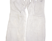 Leather gloves 18 inches