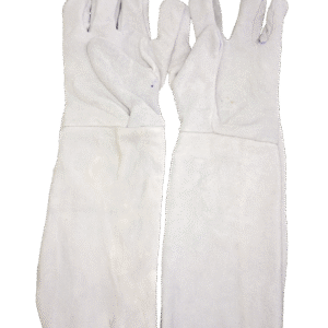 Leather gloves 18 inches