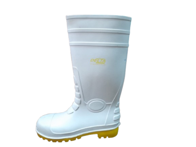 Delta safety rain gumboot White