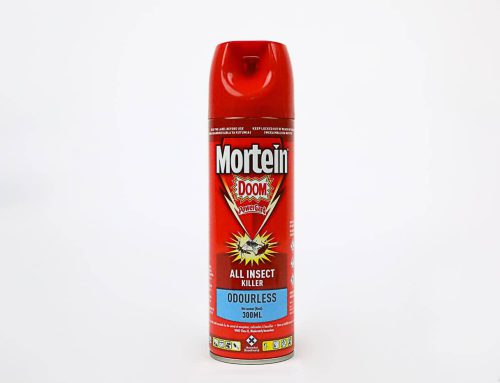 Mortein Doom Powergard All Insect Killer Odourless is designed to eliminate a wide variety of insects, including mosquitoes, flies, ants, and cockroaches, while entirely odor-free.